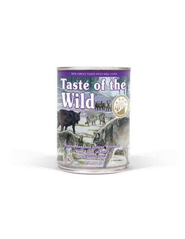 Taste of the Wild Cão Húmidos Sierra Mountain lata 390gr