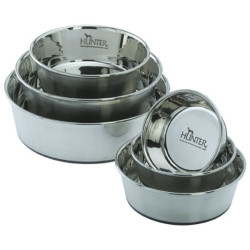 Alimentador/Bebedouro Hunter em Aço Inoxidável Antiderrapante - XL  (1,9 L) 2