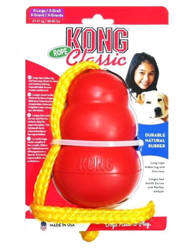 Brinquedo Kong Classic Corda - Large (13-30kg)