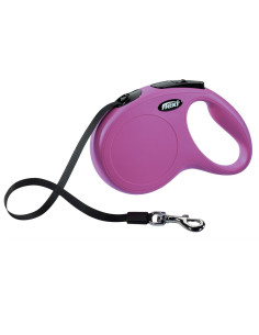 Trela Extensível Flexi New Classic S ( Rosa )