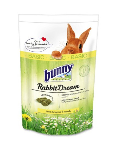Bunny Nature Alimento Sonho Básico p/ Coelhos  750gr