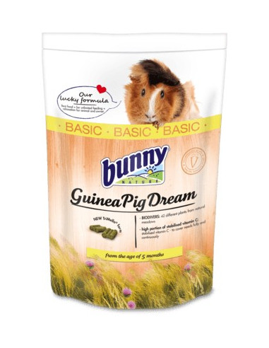 Bunny Nature Alimento Sonho Básico p/ Porquinhos Ìndia/Cobaias 750gr