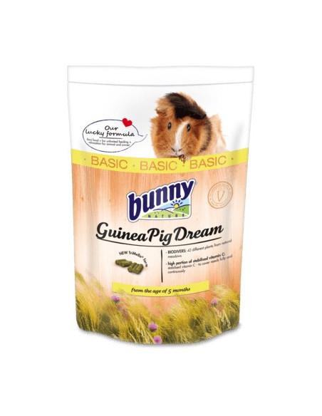 Bunny Nature Alimento Sonho Básico p/ Porquinhos Ìndia/Cobaias 750gr