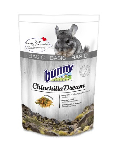 Bunny Nature Alimento Sonho Básico p/ Chinchilas 600gr