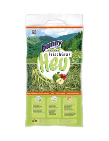 Bunny Nature Feno Maçãs Alimento p/ Coelhos e Roedores 500gr