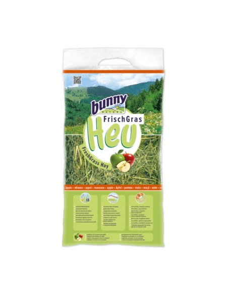 Bunny Nature Feno Maçãs Alimento p/ Coelhos e Roedores 500gr