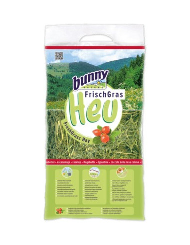 Bunny Nature Feno Rosehip Alimento p/ Coelhos e Roedores 500gr