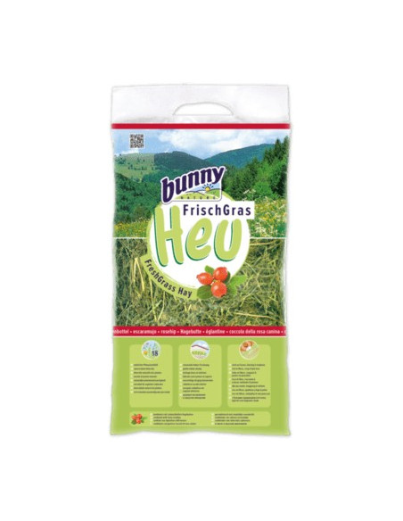 Bunny Nature Feno Rosehip Alimento p/ Coelhos e Roedores 500gr