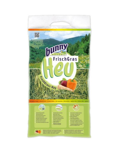 Bunny Nature Feno c/ Vegetais Alimento p/ Coelhos e Roedores 500gr