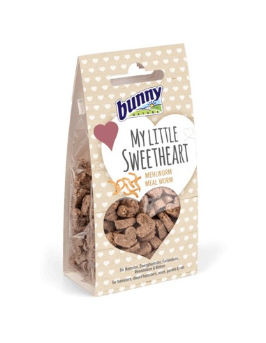 Bunny Nature Snacks c/ Larvas de Farinha p/ Coelhos/Roedores 30gr.