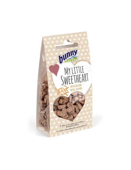 Bunny Nature Snacks c/ Larvas de Farinha p/ Coelhos/Roedores 30gr.