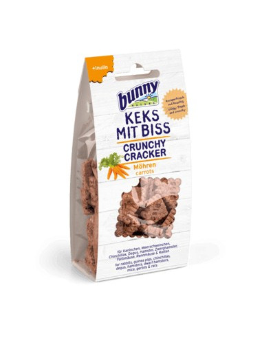 Bunny Nature Snacks Crocantes de Cenoura p/ Coelhos/Roedores 50gr.