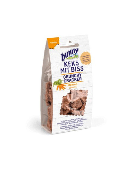 Bunny Nature Snacks Crocantes de Cenoura p/ Coelhos/Roedores 50gr.