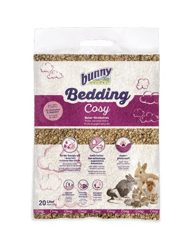 Bunny Nature Cama Palha p/Coelhos,Cobaias e Chinchilas