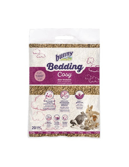 Bunny Nature Cama Palha p/Coelhos,Cobaias e Chinchilas