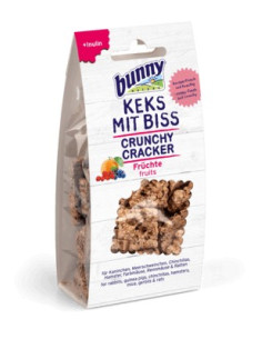 Bunny Nature Snacks Crocantes Frutas Variadas p/ Coelhos/Roedores 50gr.