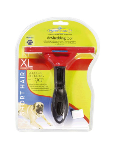 Furminator Escova Cães Gigantes Pêlo Curto ( - 5cm) - XL