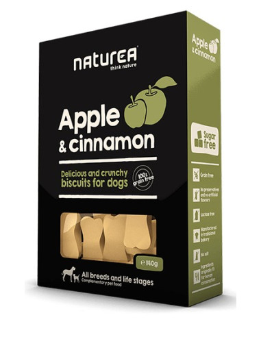 Naturea Snacks p/Cão Maçã e Canela 230G