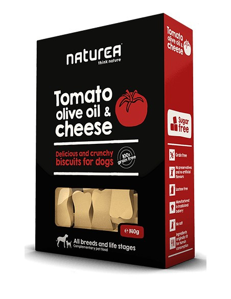 Naturea Snacks p/Cão Tomate, Azeite e Queijo 230G
