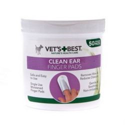 Toalhitas de Limpeza oral Vet's Best p/ Cães e Gatos - 50 unid.