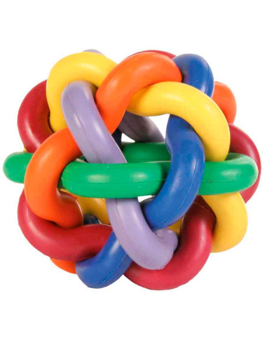 Brinquedo Trixie Bola em Borracha Entrelaçada 10 cm
