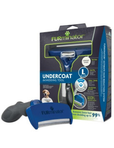 Furminator Escova Cães Raça Grande Pêlo Curto ( - 5cm) - L