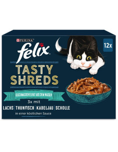 Purina Gatos Húmidos Felix Fantastic Duo 12x100gr