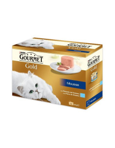 Purina Gourmet Gold Mousse com Peixe do Oceano Pack 12x85gr. 2