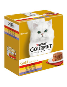 Purina Gourmet Gold Tartelette Seleção de Sabbores Pack 8x85gr.