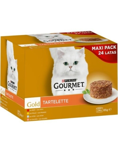 Purina Gourmet Gold Mousse Pack 8 + 4 OFERTA ( 85 gr)