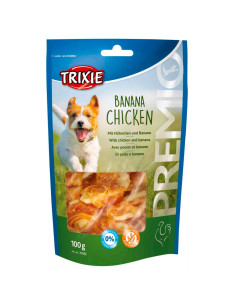 Snacks Trixie Banana Chicken p/ Cão 100gr.