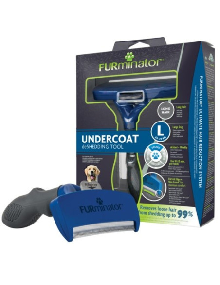 Furminator Escova Cães Raça Grande Pêlo Longo ( + 5cm) - L
