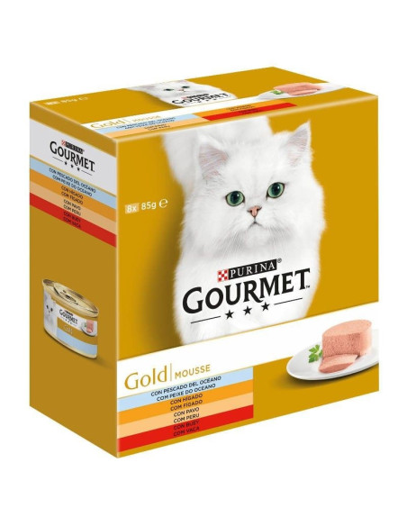 Purina Gourmet Gold Mousse Pack 8 + 4 OFERTA ( 85 gr)